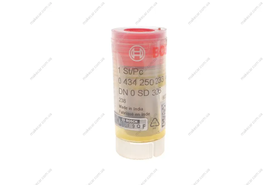 <strong>Накінечник форсунки, CITROEN BX, C25 FIAT FIORINO, FIORINO/MINIVAN, PUNTO, TIPO, UNO OPEL ASTRA F, ASTRA F/KOMBI, KADETT E, KADETT E COMBO, KADETT E/KOMBI, VECTRA A 1.7D/1.9D 09.83-08.00 BOSCH 0434250233 (фото 1)</strong>