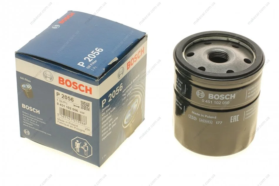 <strong>Фільтр масляний BOSCH 0451102056 (фото 1)</strong>