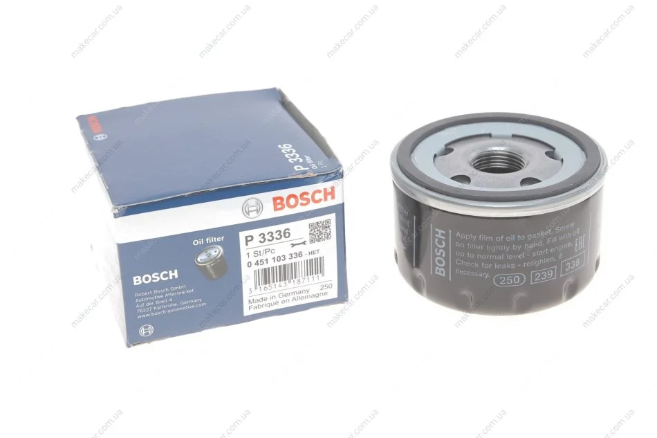 <strong>Масляний фільтр BOSCH 0 451 103 336 (фото 1)</strong>