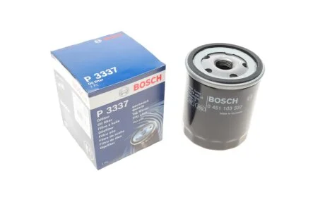 Масляний фільтр для Volkswagen, Seat, Skoda BOSCH 0 451 103 337 фото товару