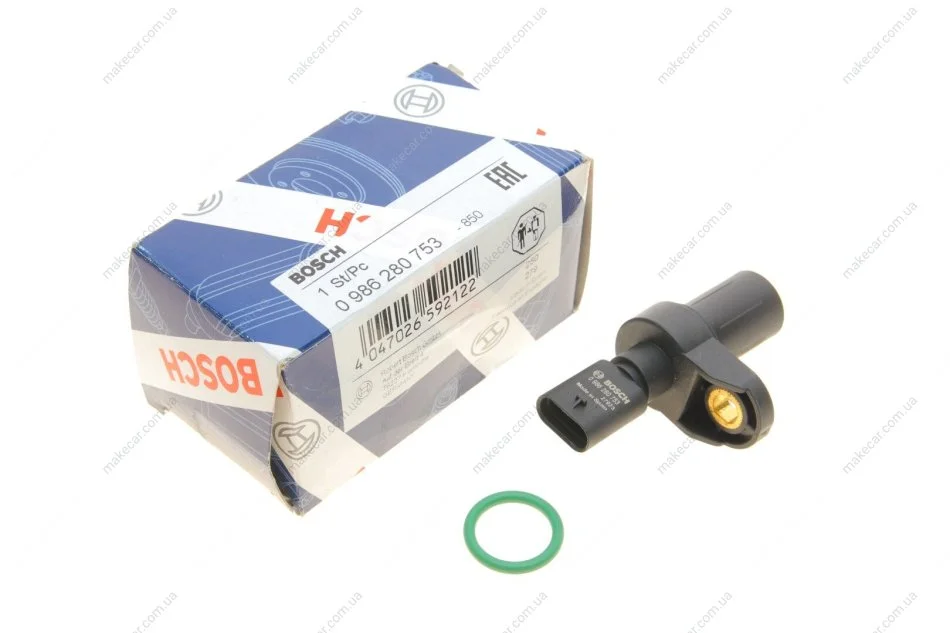 <strong>ДАТЧИК КУЛАЧКОВОГО ВАЛУ BOSCH 0 986 280 753 (фото 1)</strong>
