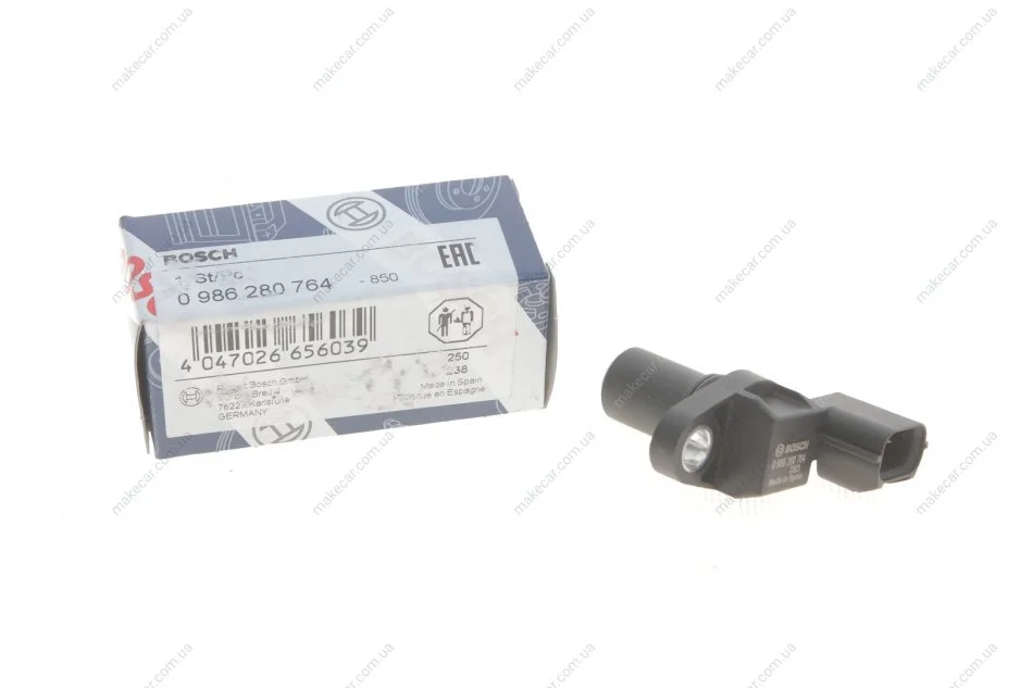<strong>ДАТЧИК КУЛАЧКОВОГО ВАЛУ BOSCH 0 986 280 764 (фото 1)</strong>