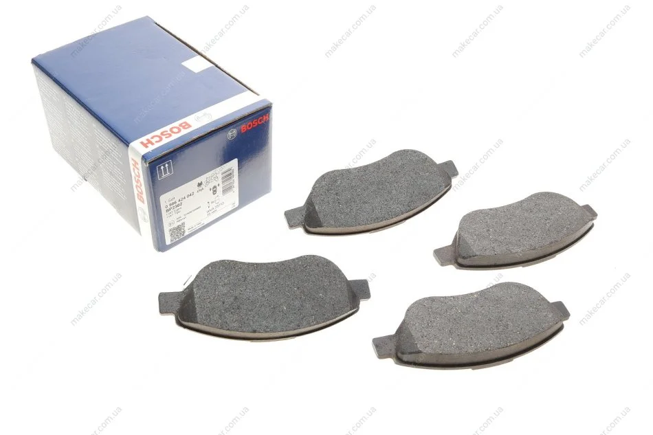<strong>Колодки гальмівні дискові BOSCH 0 986 424 042 (фото 1)</strong>