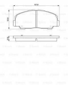 Колодки тормозные BOSCH 0 986 424 297