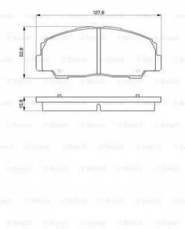 Гальмівні колодки для Daihatsu BOSCH 0 986 424 297 фото товару