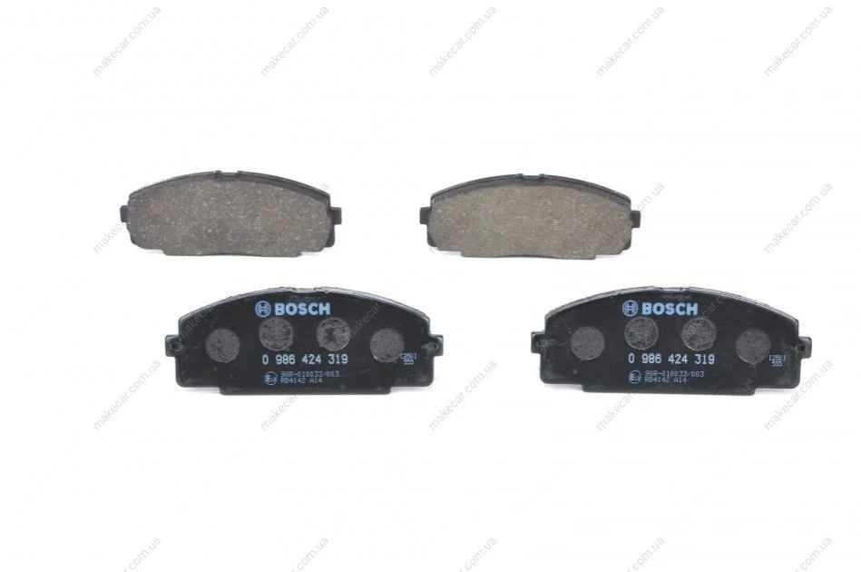 <strong>ГАЛЬМІВНІ КОЛОДКИ, ДИСКОВІ BOSCH 0986424319 (фото 1)</strong>