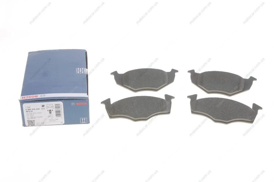 <strong>Колодки гальмівні дискові BOSCH 0986424449 (фото 1)</strong>