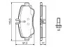 <strong>Гальмівні колодки дискові BOSCH 0 986 424 470 (фото 2)</strong>