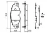 <strong>Колодки гальмівні дискові BOSCH 0986424581 (фото 2)</strong>