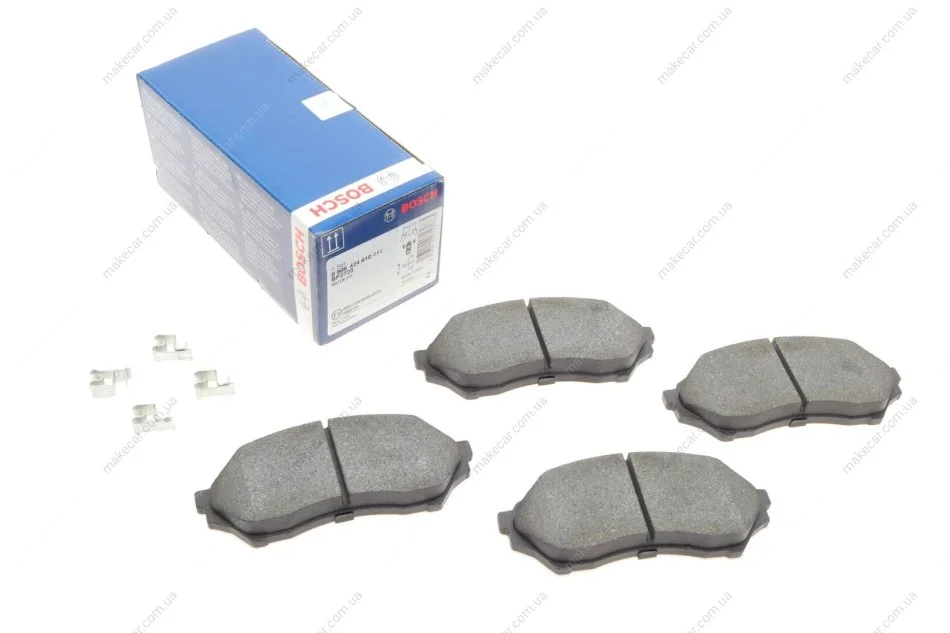 <strong>ГАЛЬМІВНІ КОЛОДКИ, ДИСКОВІ BOSCH 0 986 424 610 (фото 1)</strong>