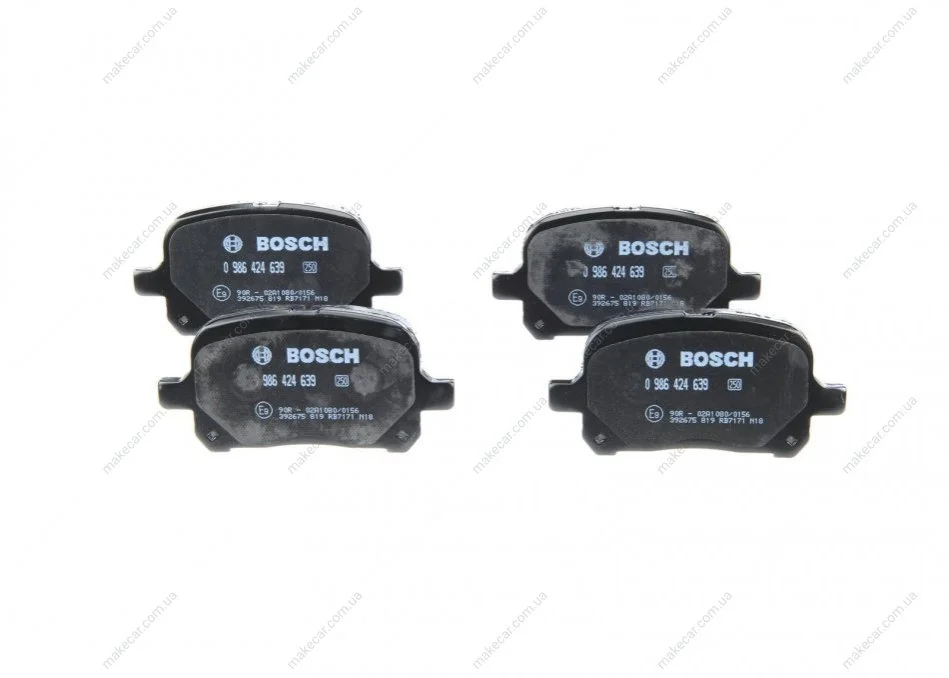<strong>Колодки гальмівні дискові BOSCH 0986424639 (фото 1)</strong>