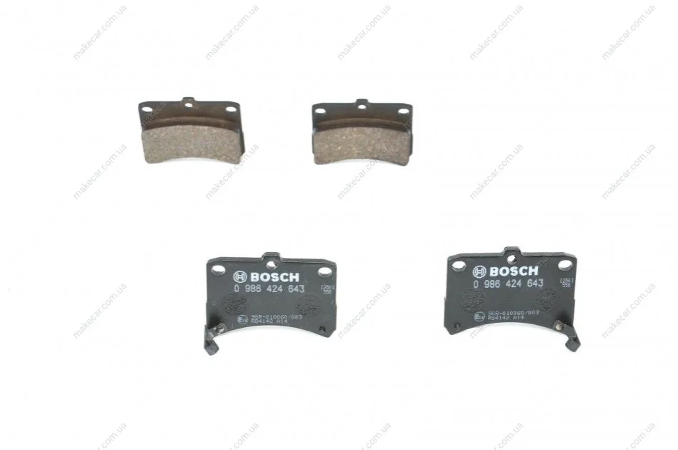 <strong>Тормозные колодки дисковые DAIHATSU Cuore BOSCH 0986424643 (фото 1)</strong>