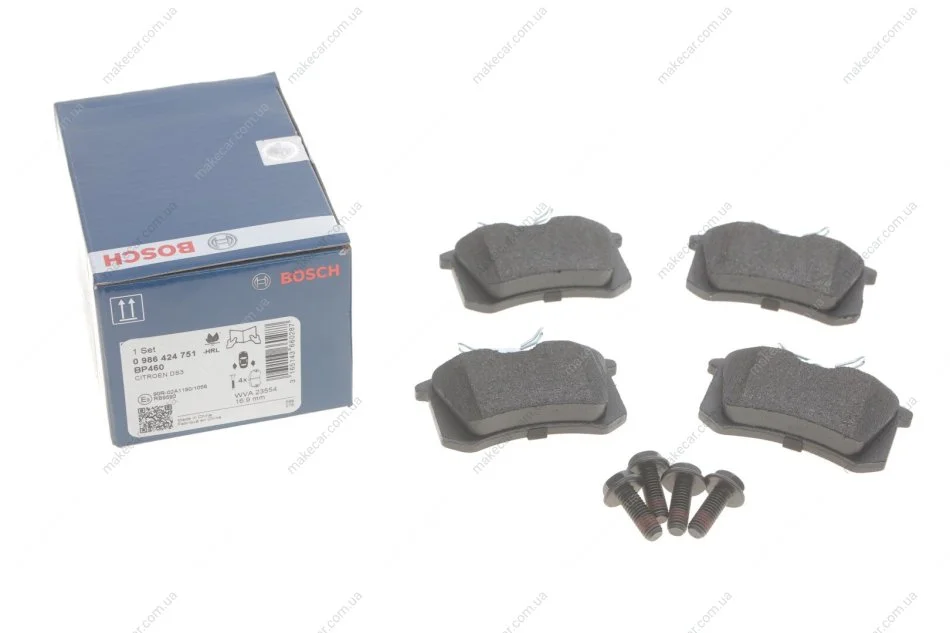 <strong>Гальмівні колодки дискові BOSCH 0986424751 (фото 1)</strong>