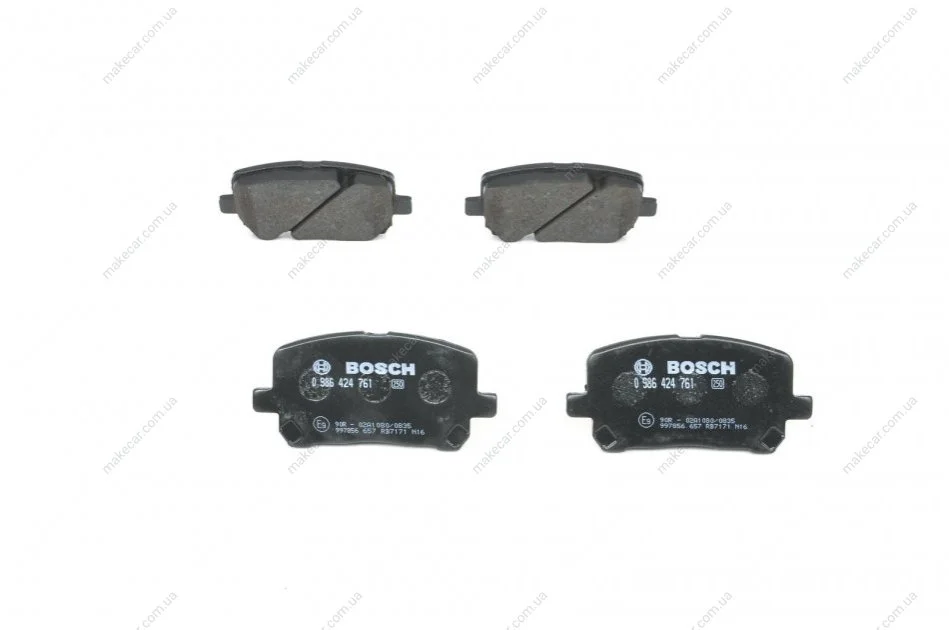 <strong>Колодки гальмівні дискові BOSCH 0 986 424 761 (фото 1)</strong>