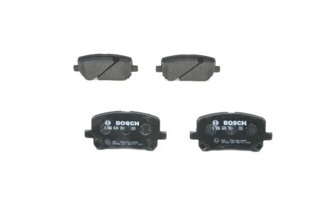 Колодки гальмівні дискові для Mazda BOSCH 0 986 424 761 фото товару