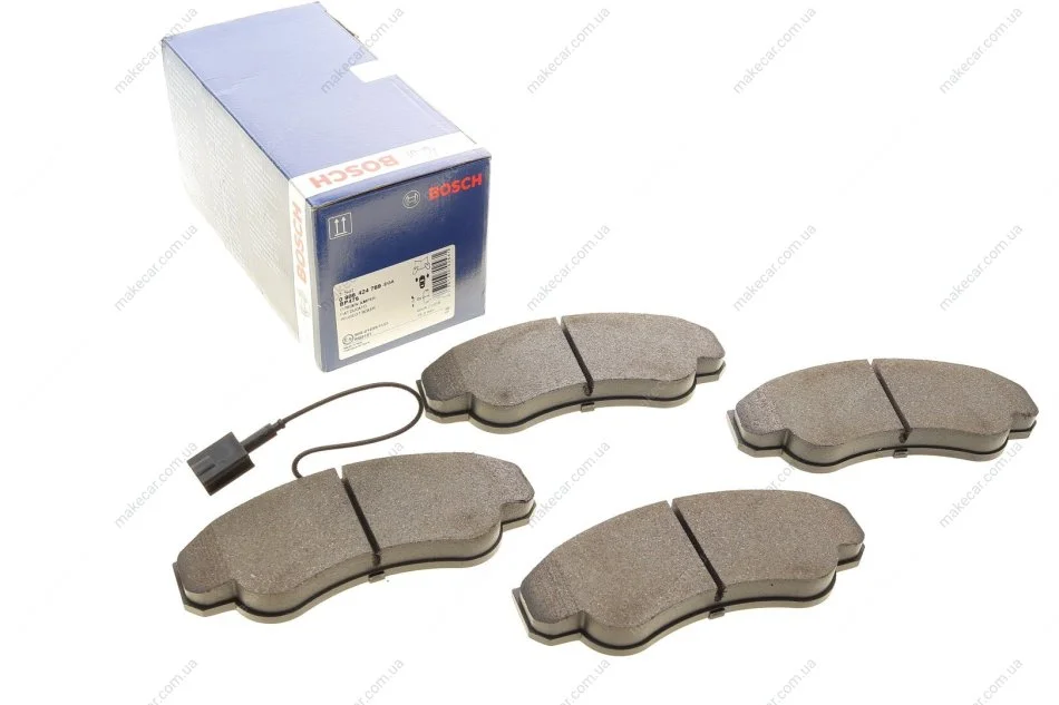 <strong>Колодки гальмівні дискові BOSCH 0986424769 (фото 1)</strong>