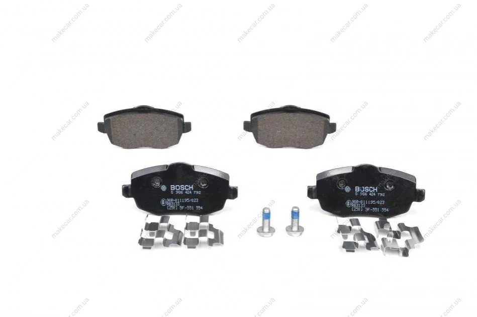 <strong>Гальмівні колодки, дискові BOSCH 0986424792 (фото 1)</strong>
