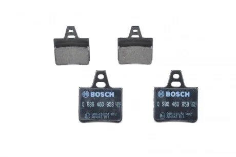 CITROEN Тормозные колодки задние Xantia,XM 89- для Citroen BOSCH 0986460958 фото товару