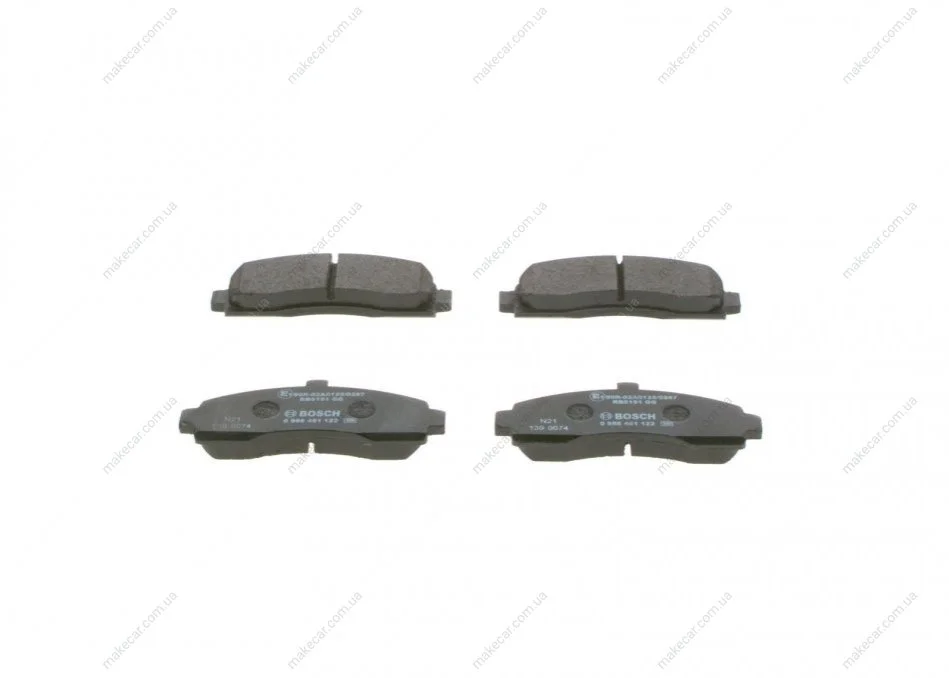 <strong>Гальмівні колодки дискові BOSCH 0986461122 (фото 1)</strong>