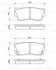 <strong>Тормозные колодки перед. SUZUKI Vitara 1,6 88- BOSCH 0986461750 (фото 8)</strong>