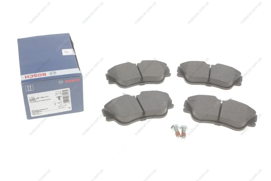 <strong>Гальмівні колодки дискові BOSCH 0 986 461 753 (фото 1)</strong>