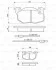 <strong>Тормозные колодки перед. (с датч.) PEUGEOT 106 -96. RENAULT 19 1,6. BOSCH 0986461763 (фото 8)</strong>