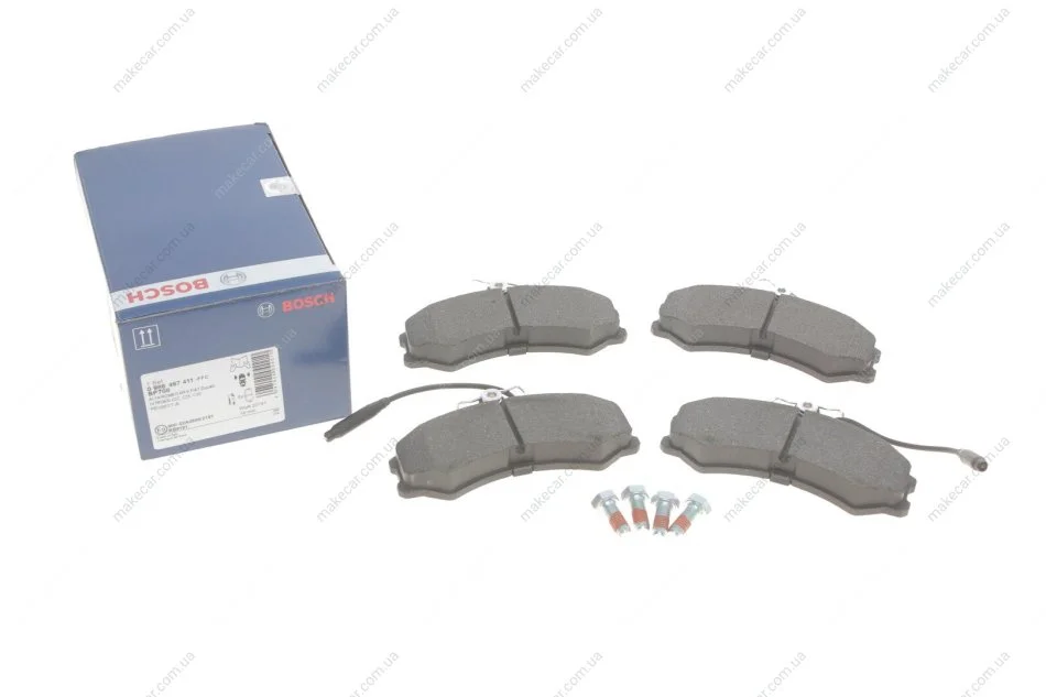 <strong>Гальмівні колодки дискові BOSCH 0 986 467 411 (фото 1)</strong>
