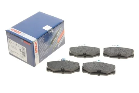 Колодки гальмівні дискові для Hyundai, Tesla, Chevrolet, Jeep, Cadillac BOSCH 0986469810 фото товару