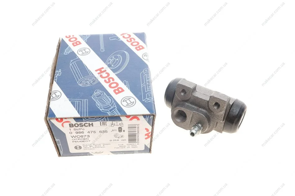 <strong>Циліндр гальмівний робочий BOSCH 0 986 475 635 (фото 1)</strong>