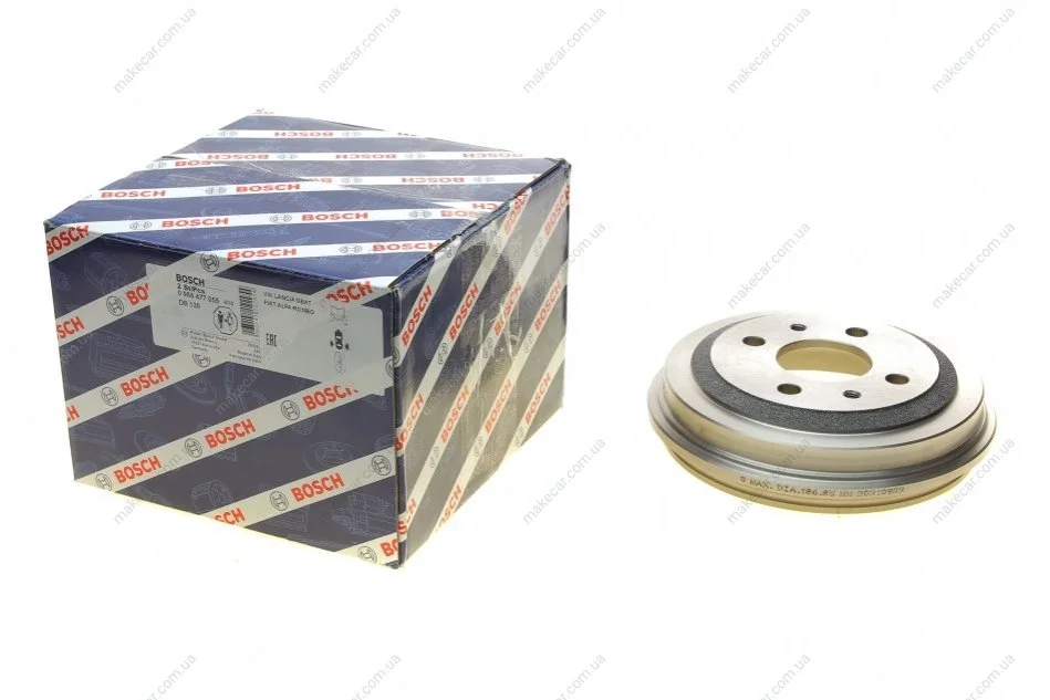 <strong>FIAT Тормозной барабан Uno, Cinquecento BOSCH 0986477055 (фото 1)</strong>