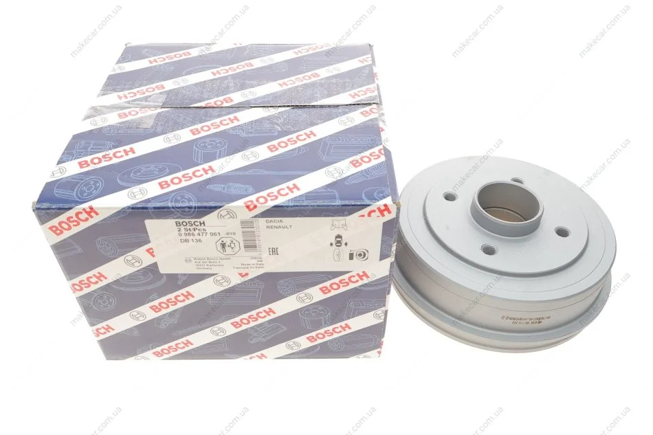 <strong>Гальмівний барабан BOSCH 0986477061 (фото 1)</strong>