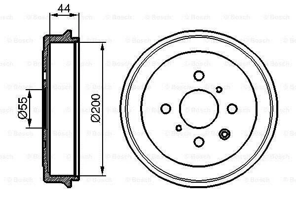 <strong>Гальмівний барабан BOSCH 0986477148 (фото 1)</strong>