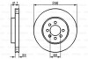 DAEWOO Диск тормозной передний NUBIRA 1.6,2.0 16V 97- BOSCH 0986478286 (фото 1)