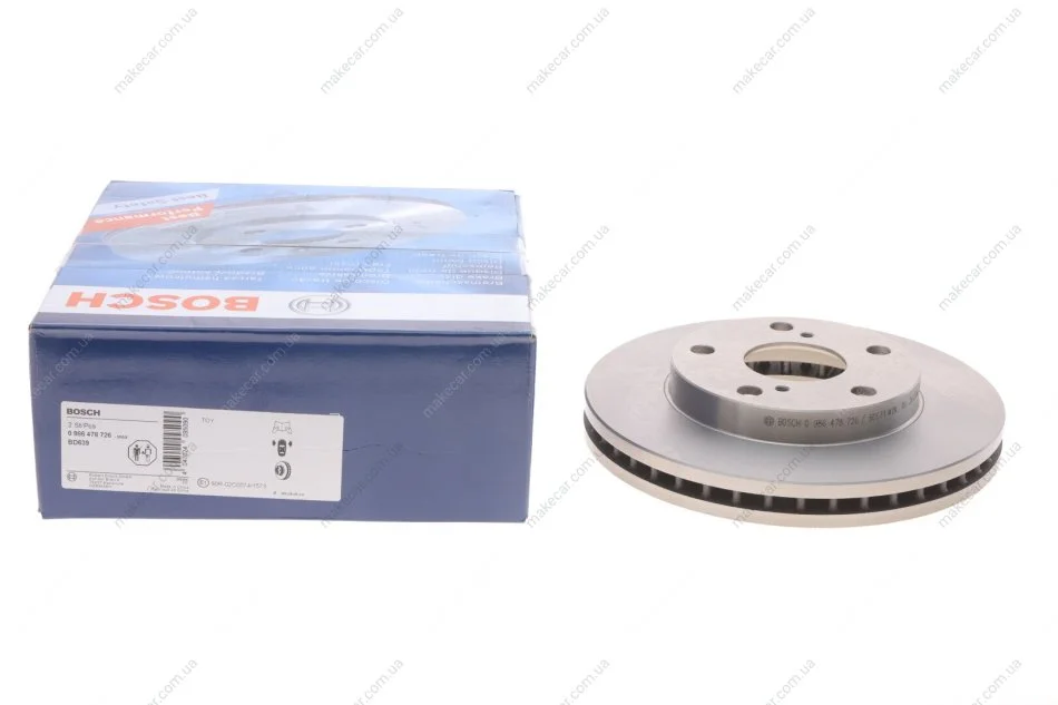 <strong>Диск тормозной BOSCH 0 986 478 726 (фото 1)</strong>