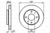 Диск тормозной передний HYUNDAI Sonata, Lantra - 96- (257*24) BOSCH 0986478774 (фото 1)