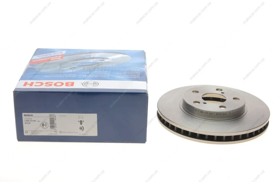 <strong>Диск гальмівний BOSCH 0986478858 (фото 1)</strong>