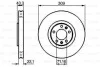 <strong>Диск гальмівний BOSCH 0986479027 (фото 1)</strong>