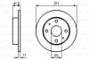 <strong>Диск торм. пер. DAIHATSU CUORE BOSCH 0986479119 (фото 1)</strong>