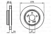 <strong>DB Тормозной диск задн.W124/203/210 3.6/4.2 BOSCH 0986479133 (фото 1)</strong>