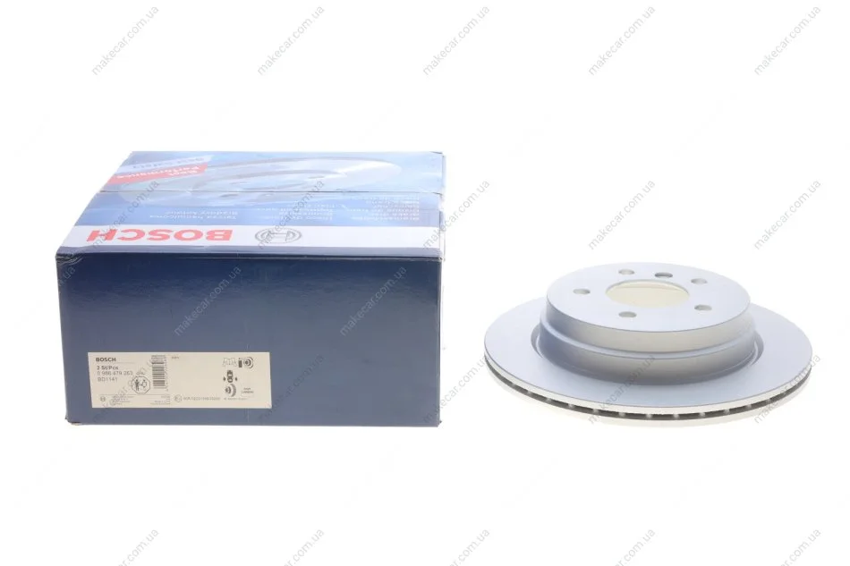 <strong>Диск тормозной задн.1 E81/87,3 E90,X1 E84 05- BOSCH 0986479263 (фото 1)</strong>