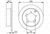 <strong>MITSUBISHI Диск тормозной Pajero Pinin 1,8-2,0GDI -07 BOSCH 0986479512 (фото 1)</strong>
