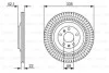 <strong>Диск тормозной зад. вент. (345*29,5) AUDI Q5 08-. BOSCH 0986479591 (фото 1)</strong>