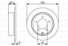 Тормозной диск BOSCH 0986479A39 (фото 1)