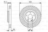 <strong>Диск гальмівний BOSCH 0986479A59 (фото 1)</strong>