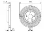 <strong>Диск гальмівний BOSCH 0986479B02 (фото 9)</strong>
