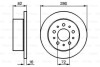 ДИСК ГАЛЬМIВНИЙ ЗАДНIЙ COATED BOSCH 0 986 479 B63 (фото 6)