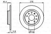 <strong>Гальмівний диск BOSCH 0986479B74 (фото 6)</strong>