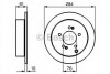 Тормозной диск BOSCH 0986479C61 (фото 1)