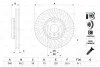 <strong>Гальмівний диск двосекційний BOSCH 0986479E18 (фото 1)</strong>