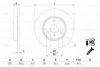 <strong>DB Тормозной диск передн Smart Fortwo -07,City-Coupe -04,Roadster -05 BOSCH 0986479E74 (фото 1)</strong>